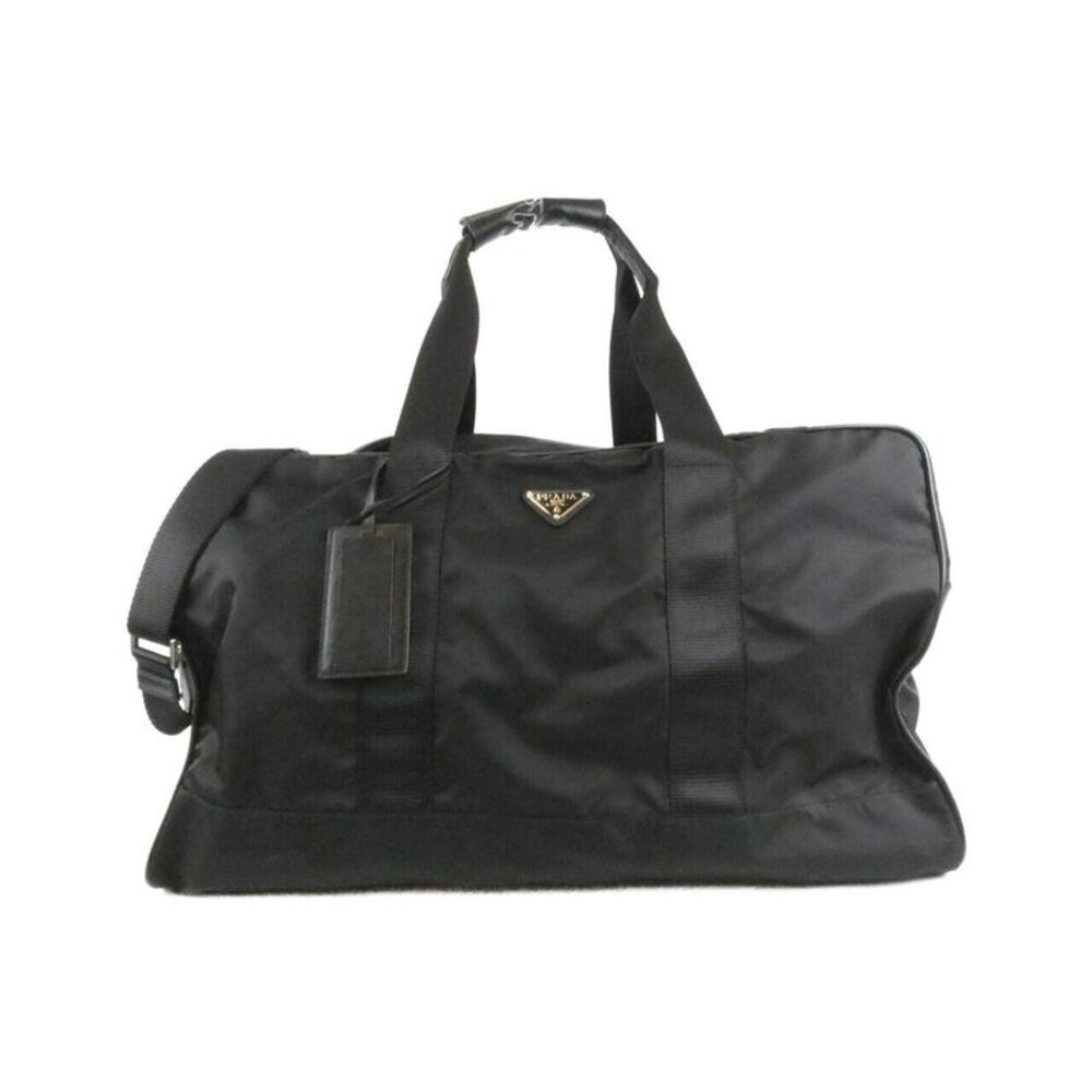 Prada Tessuto Saffiano Boston Bag